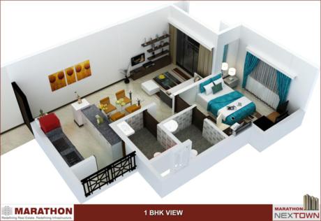 marathon 1bhk